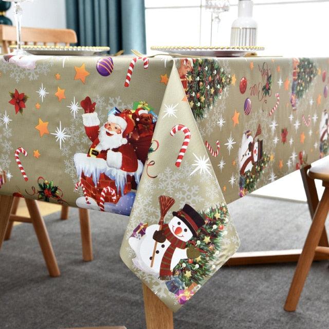 New Year Home Christmas Tablecloth Kitchen