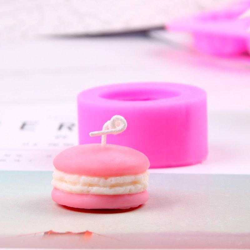 Macaroon Candle Mold Silicone making Supplies