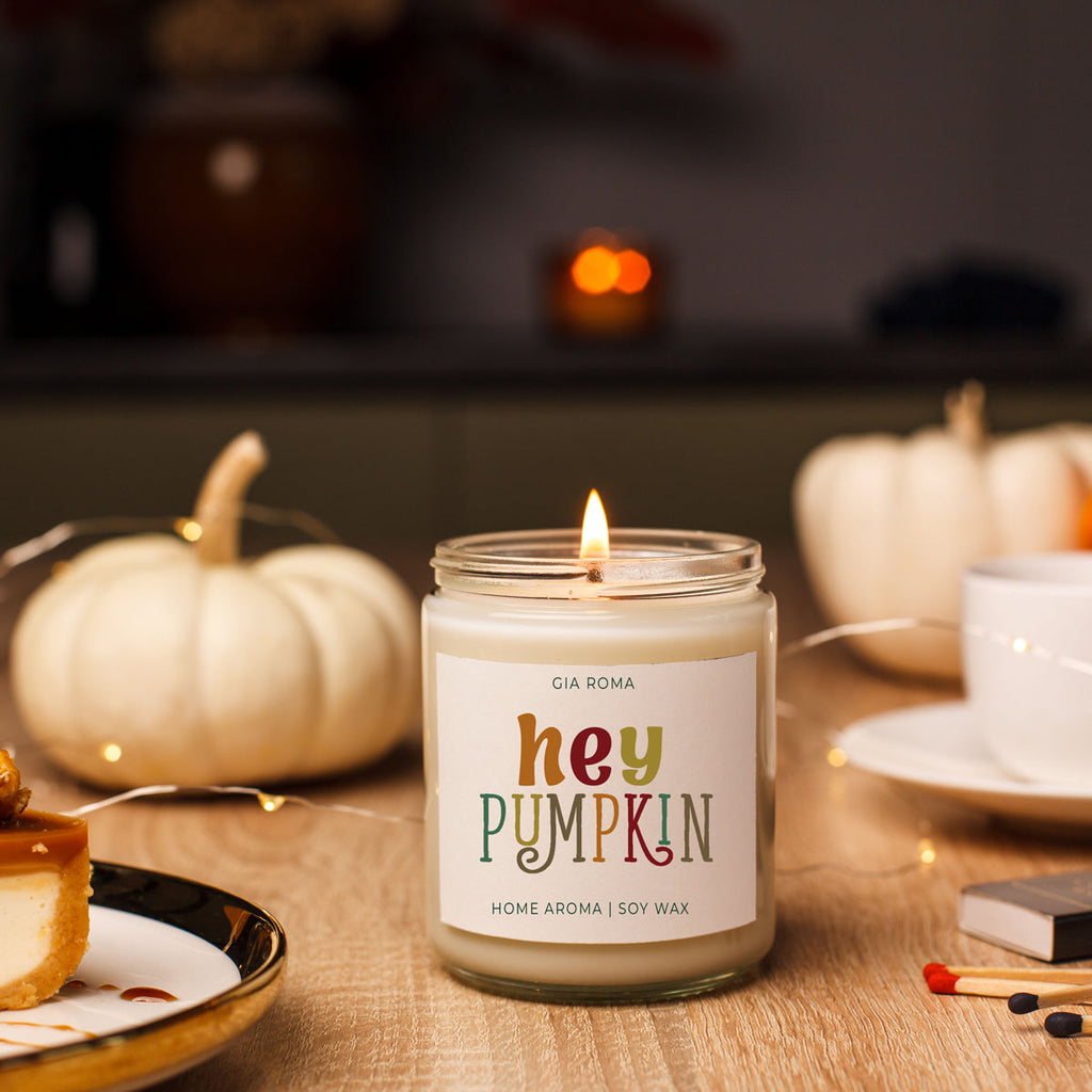 Baked Pumpkin Candle