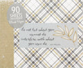 Mini Notebook - Inspiring Plaid