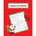 Letters To Santa: Blank Letter Templates To Write To Santa Claus For The Holiday, Writing Christmas Gift Wish List For Kids & Children, Journal, Noteb - Paperback