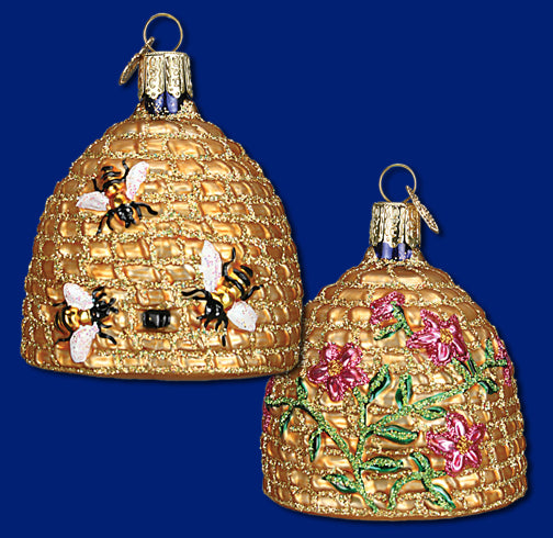 Bee Skep Ornament
