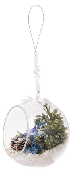 Blue Jay Terrarium Ornament