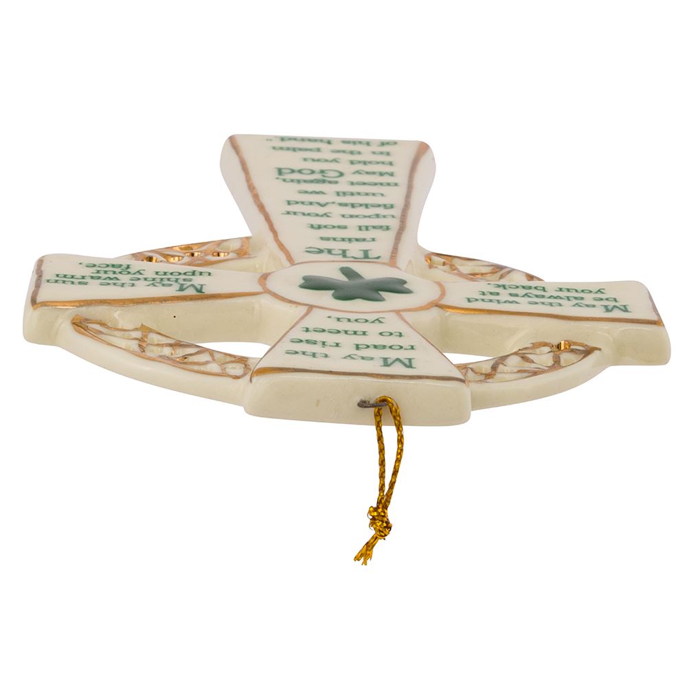 Porcelain Irish Cross Ornament