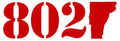 802 Decal - Red