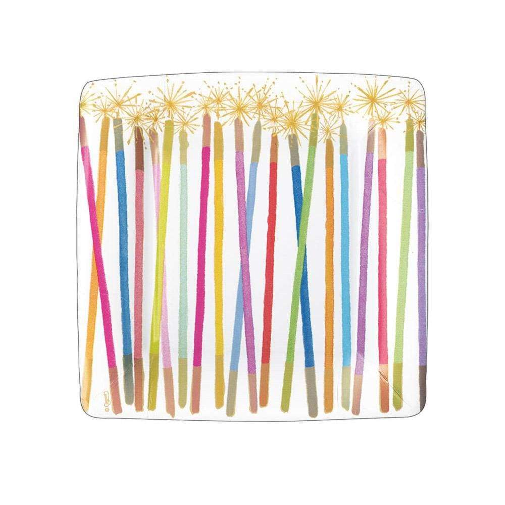 Caspari Candles Paper Goods - Salad/Desert Plate