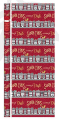 Premium Holiday Roll Wrap - 80 Square Feet - Santa Claus is coming to Town