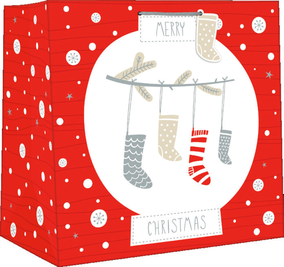 Jumbo Square Gift Bag - Hanging Stockings