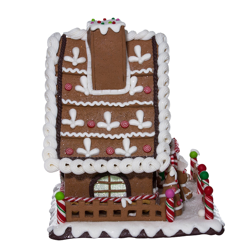 Gingerbread LED Candy House Table Piece