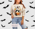 Halloween Floral Reading Goose- tee or sweatshirt