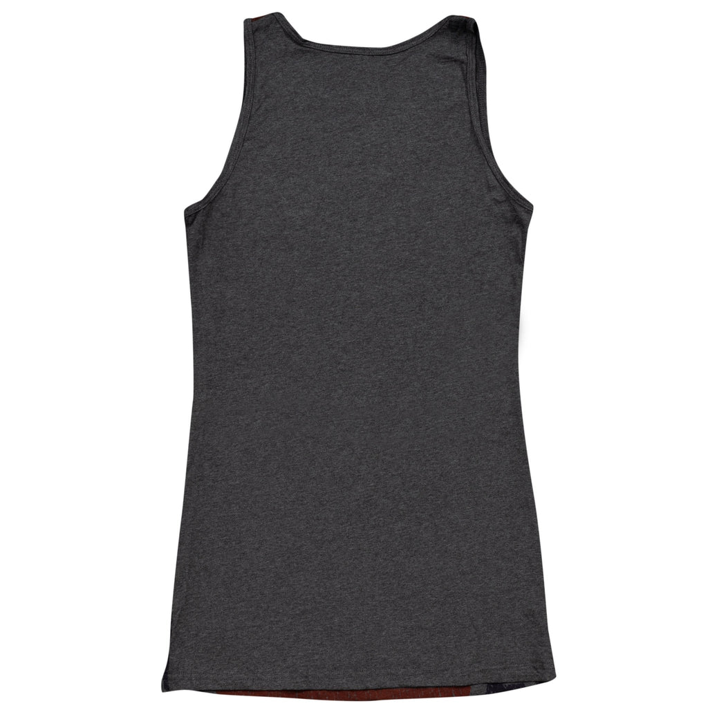 Rebel Charcoal Distressed Flag Tank Top