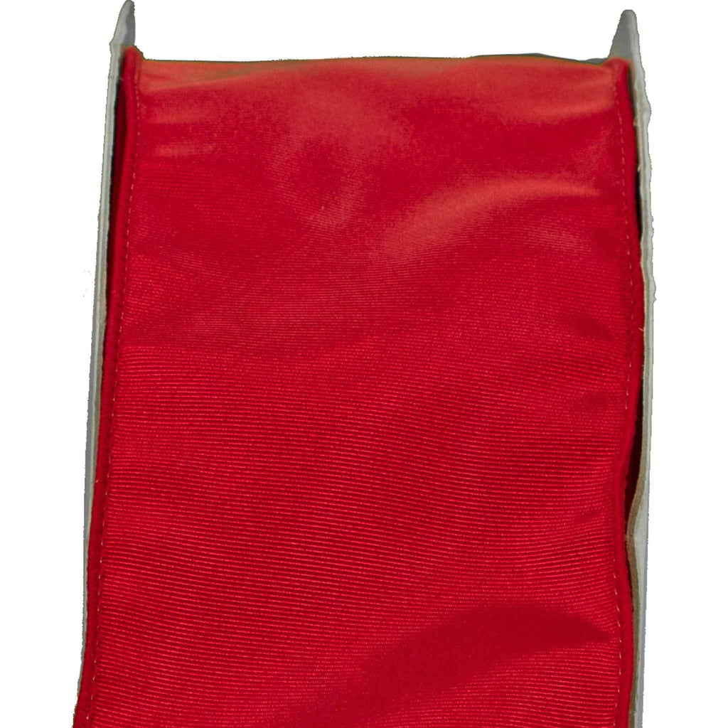Red Bengaline Christmas Ribbon