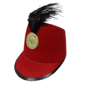 Red Marching Band Hat - Adults