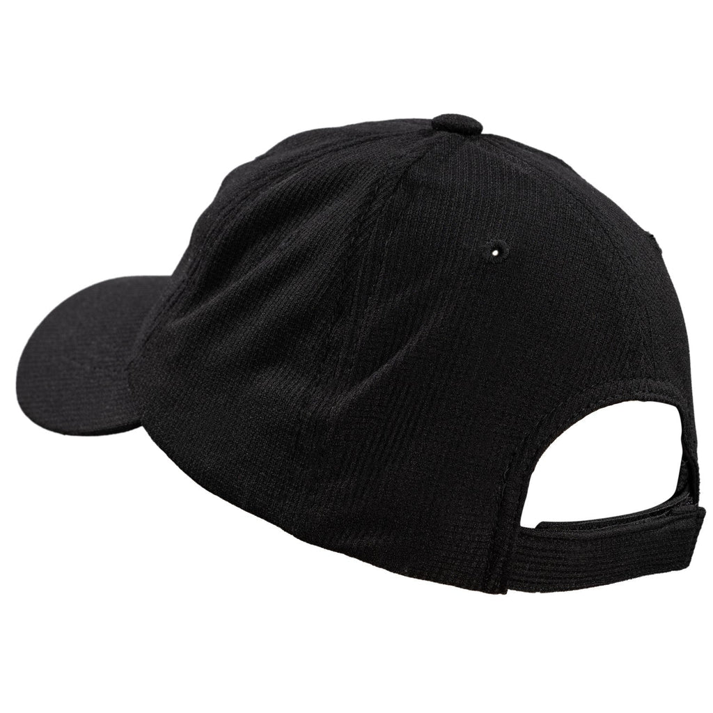Retro 1980s Black Embroidered Snapback Adjustable Hat