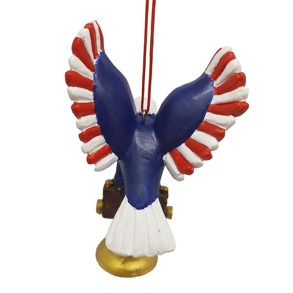 American Eagle With Bell Ornament