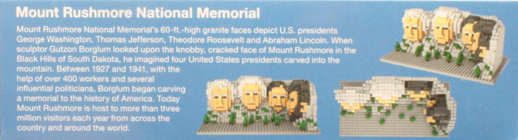 Mini Building Blocks - Mount Rushmore National Memorial