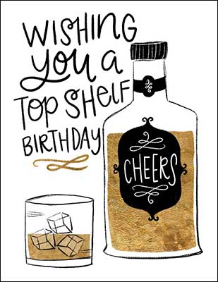 Notion - Top Shelf Birthday Card