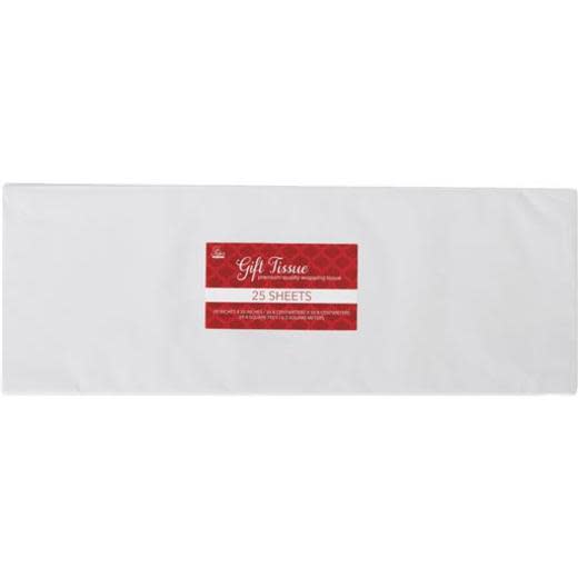 White Gift Tissue - 25 Sheets