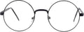 Round Circle Frame Unisex Kid Movie Wizard Halloween Costume Cosplay Glasses