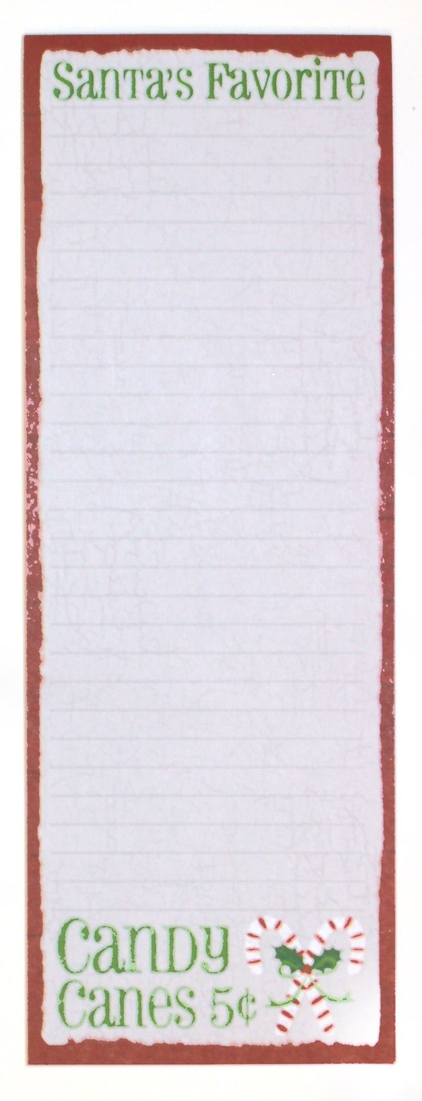 Magnetic Memo Pad - Candy Crush