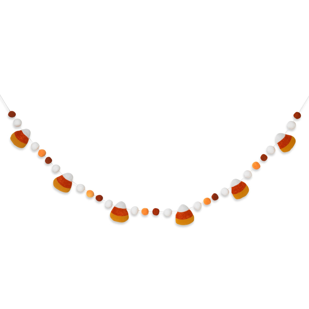 Candy Corn Halloween Garland - 60 Inches Long