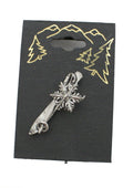 Snowflake Pewter Single Ski Pin