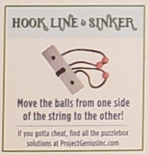 Puzzlebox Brainteaser - Hook Line & Sinker
