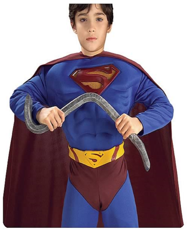 Bendable Superman Steel Bar w/ Sound