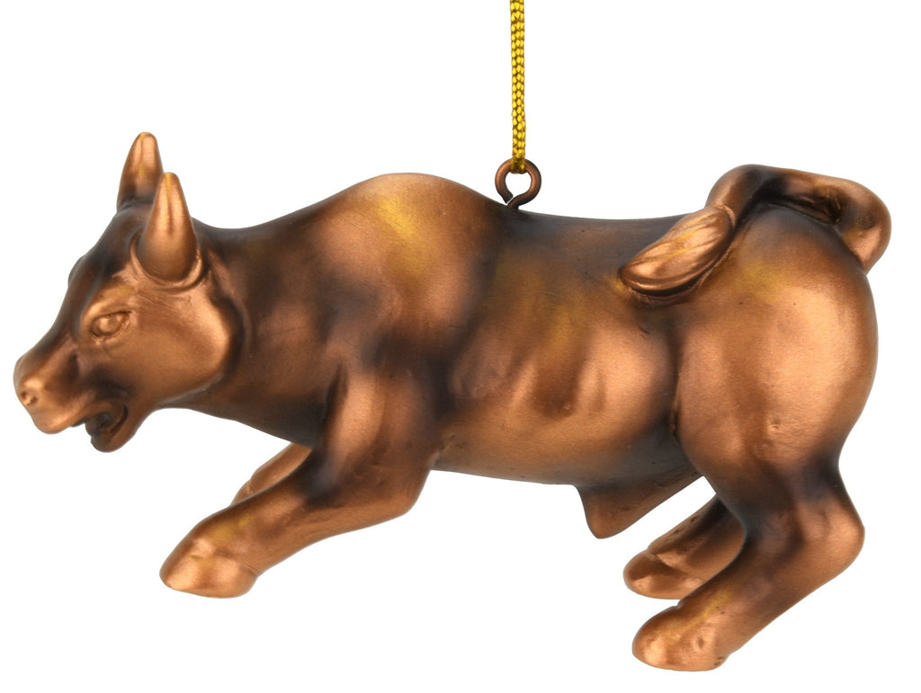 Bull Stock Market Figurine Ornament