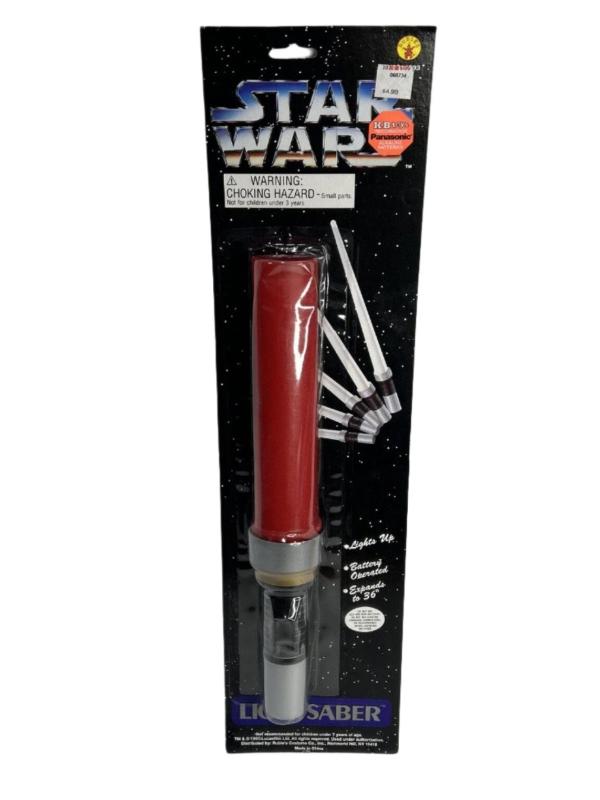 Sealed, Vintage 1995 Darth Vader Star Wars Red 36” Lightsaber