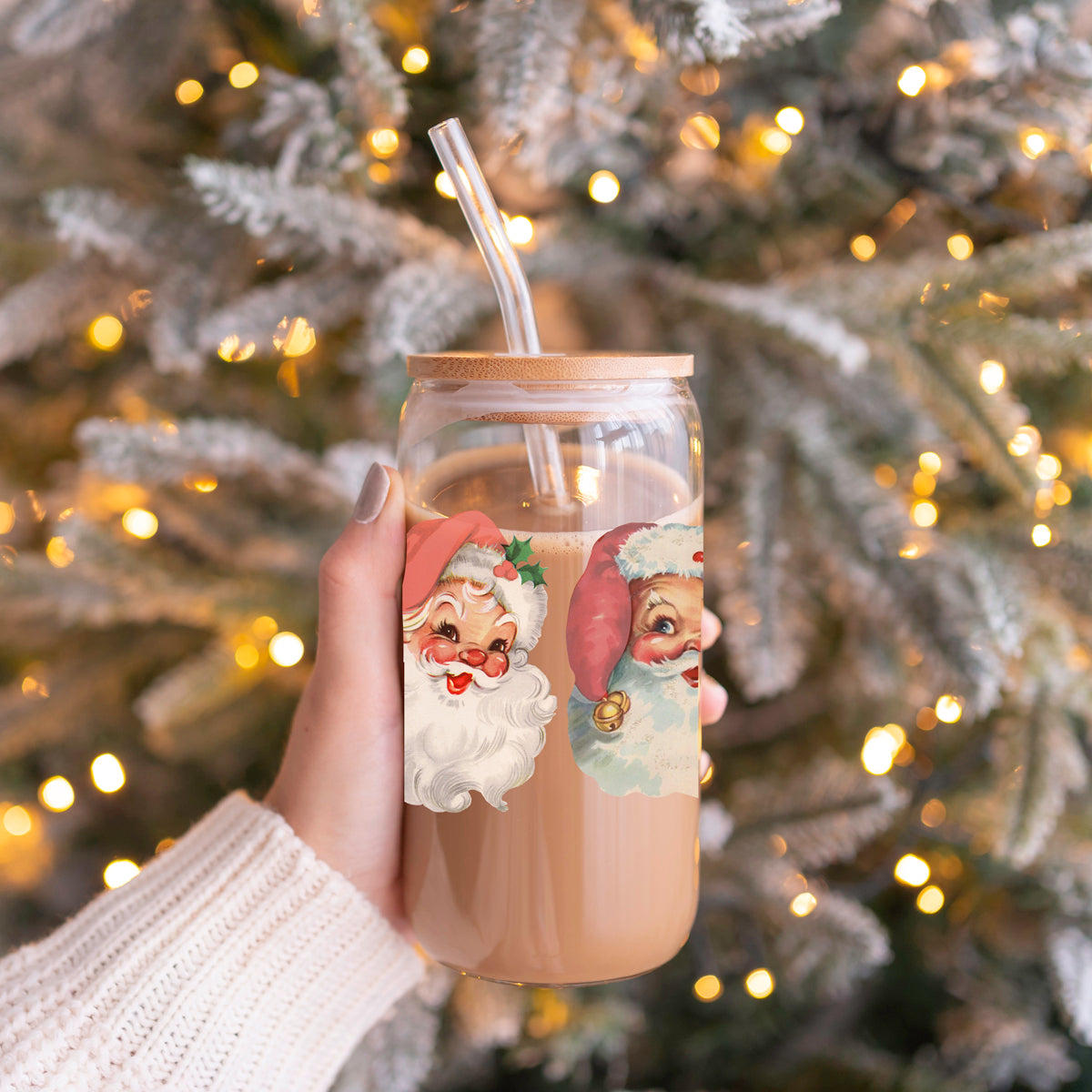Vintage Santa 17oz