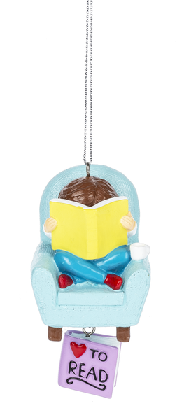 Reading Ornament - Love To Read