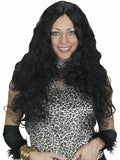 Seductress Costume Wig in Black or Blonde