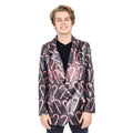 Sequin Candy Cane Blazer Jacket