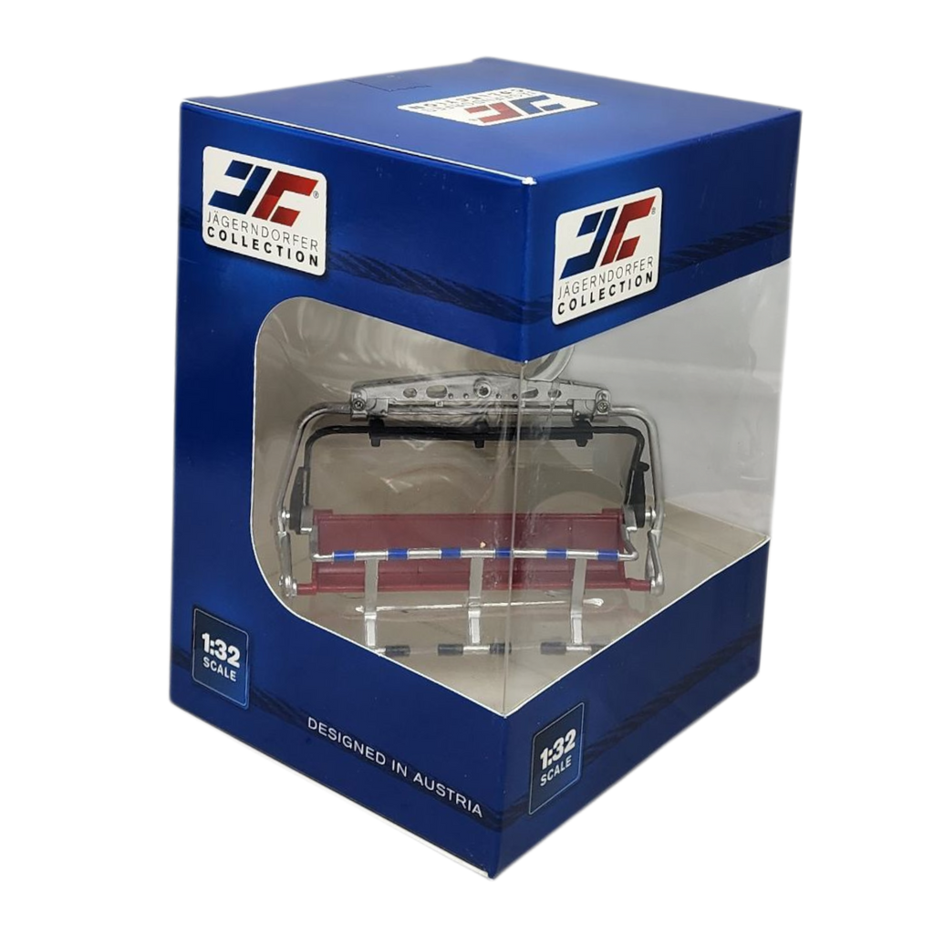 6 Seater Ski Lift - Red/Grey - 1:32 Scale