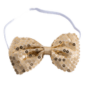 Shiny Sequin Bow Tie