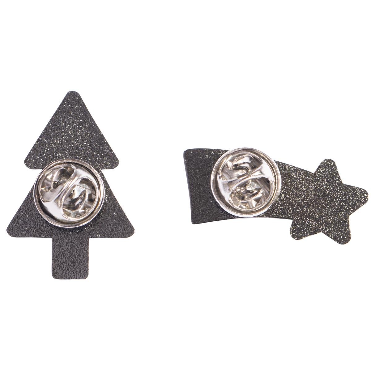 Shooting Star Rainbow / Tree Holiday Season Enamel Fashion Accessory Pins
