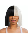 Black & White Chandelier Girl Wig