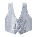 Silver Sequin Vest - Kids