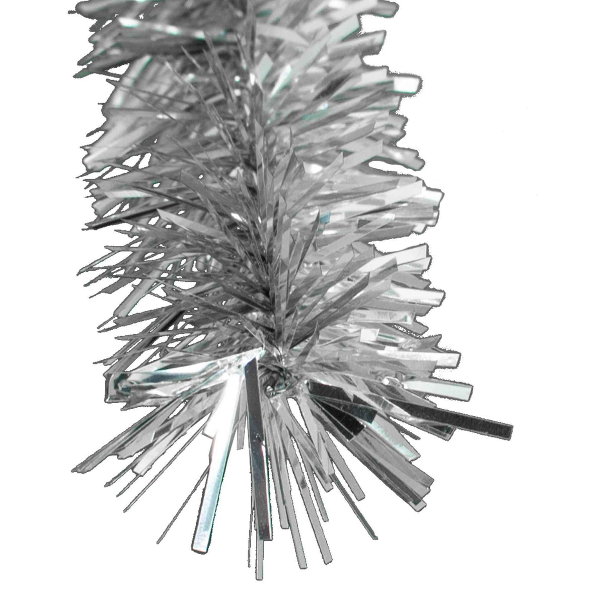 Silver Tinsel Garland