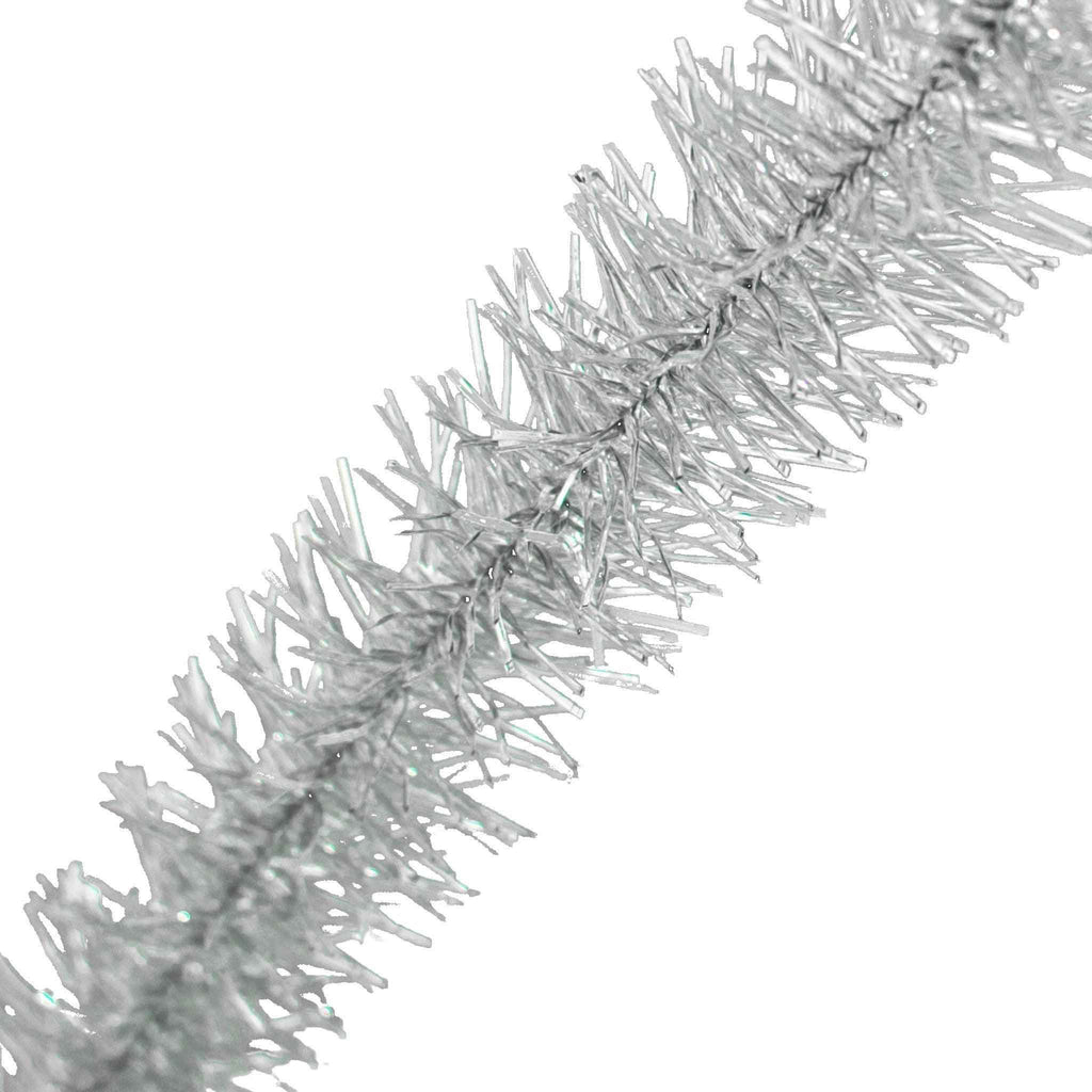 Silver Tinsel Garland
