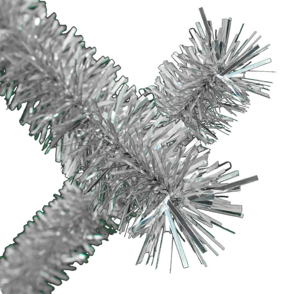 Silver Tinsel Garland