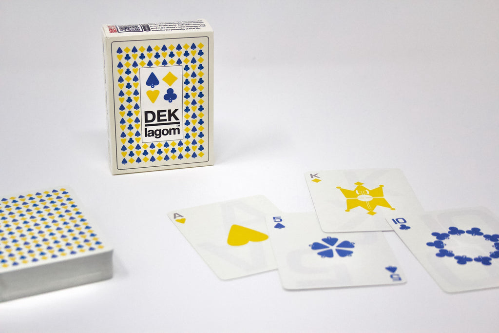 DEK of Cards: lagom (Sweden) - Impeccably Designed Scandinavian Playing Cards
