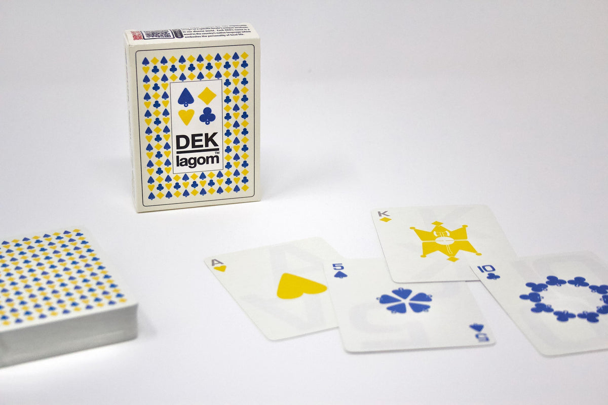 DEK of Cards: lagom (Sweden) - Impeccably Designed Scandinavian Playing Cards