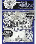 Jumbo White Spider Web w/ 4 Spiders
