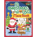 The Christmas Maze Book: Fun Christmas Maze Puzzle Book for Kids ages 4-8 - Paperback