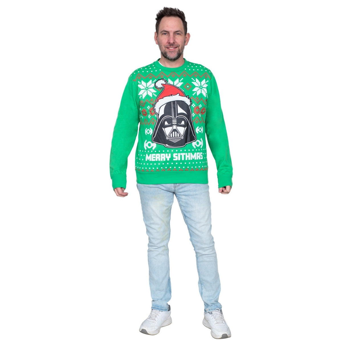 Star Wars Merry Sithmas Darth Vader Green Ugly Christmas Sweatshirt