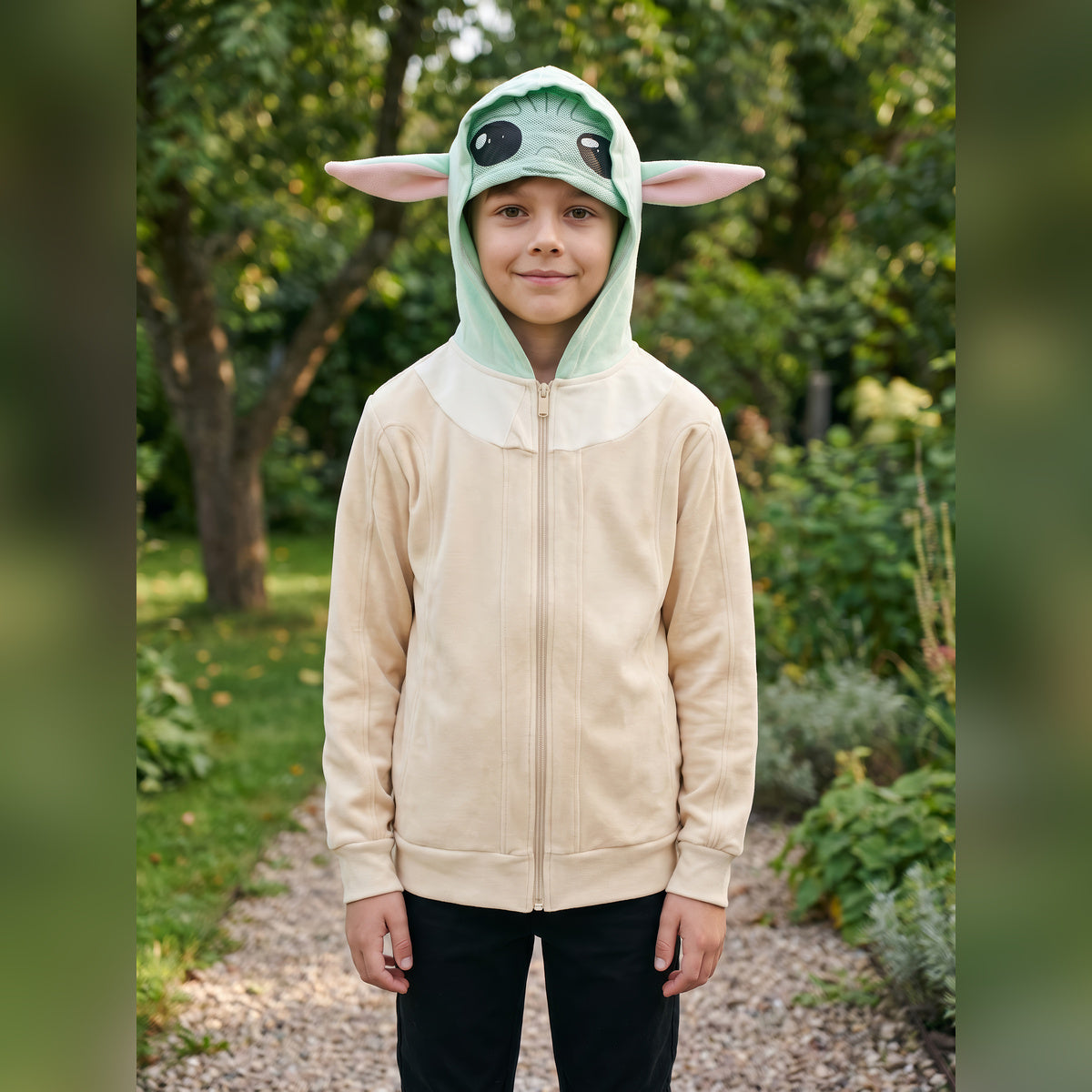 Star Wars Yoda Kids Boys Hoodie Mask with Ears