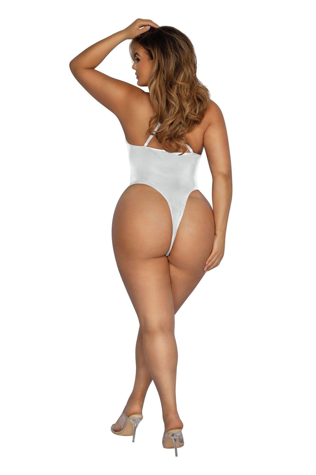 Starline Plus Padded Cup Bodysuit - White