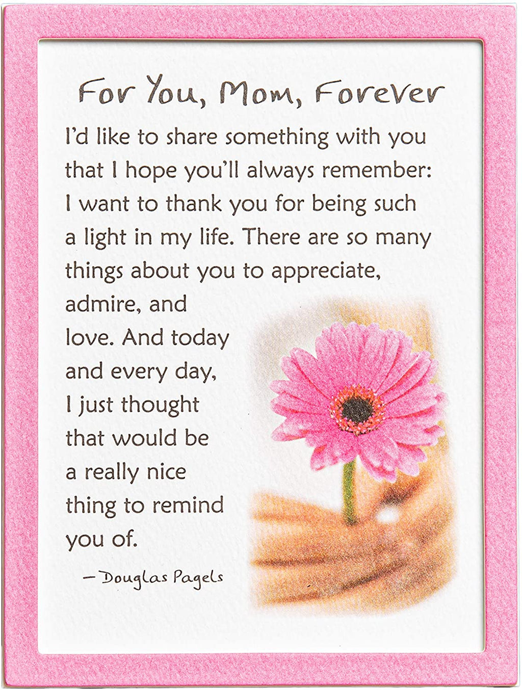Easel-back Print with Magnet - For You, Mom, Forever